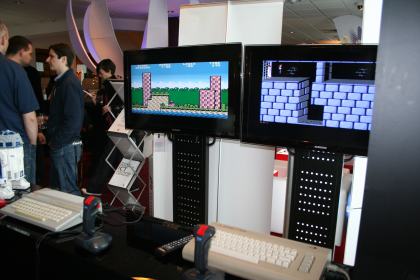 Stoisko Cisco - Atari i Commodore